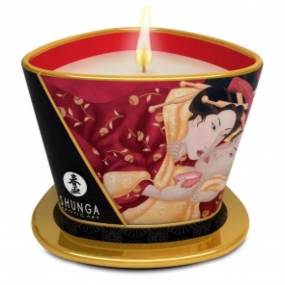 Massage Candle - Romance - Sparkling Strawberry Wine